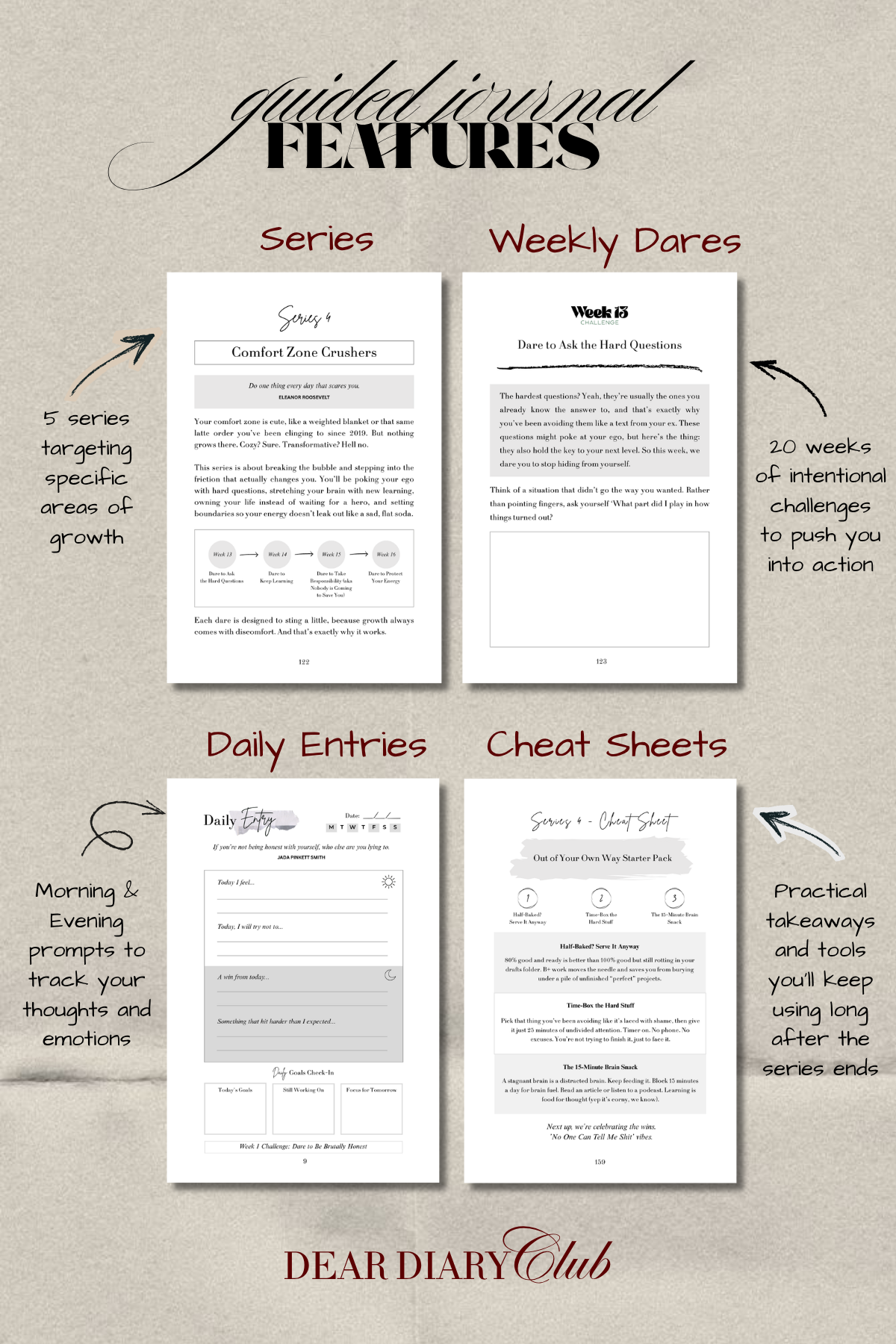 'Capri' Guided Journal